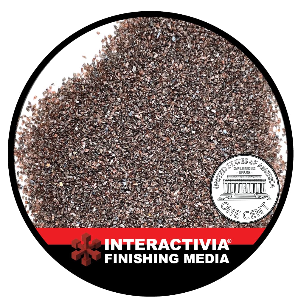 #80 Aluminum Oxide - 8 LBS - Medium Sand Blasting Abrasive Media for Blasting Cabinet and Blasting Guns.