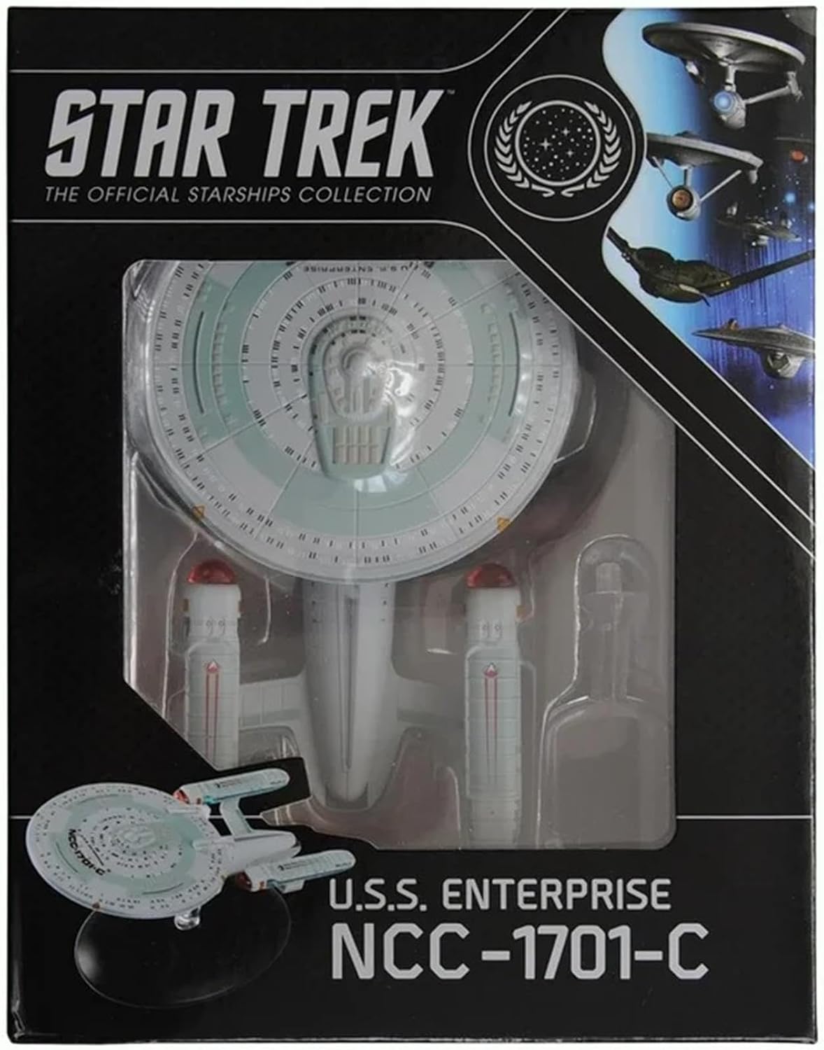 Hero Collector| Star Trek The Official Starships Collection | Eaglemoss Model Ship Box U.S.S. Enterprise NCC-1701-C