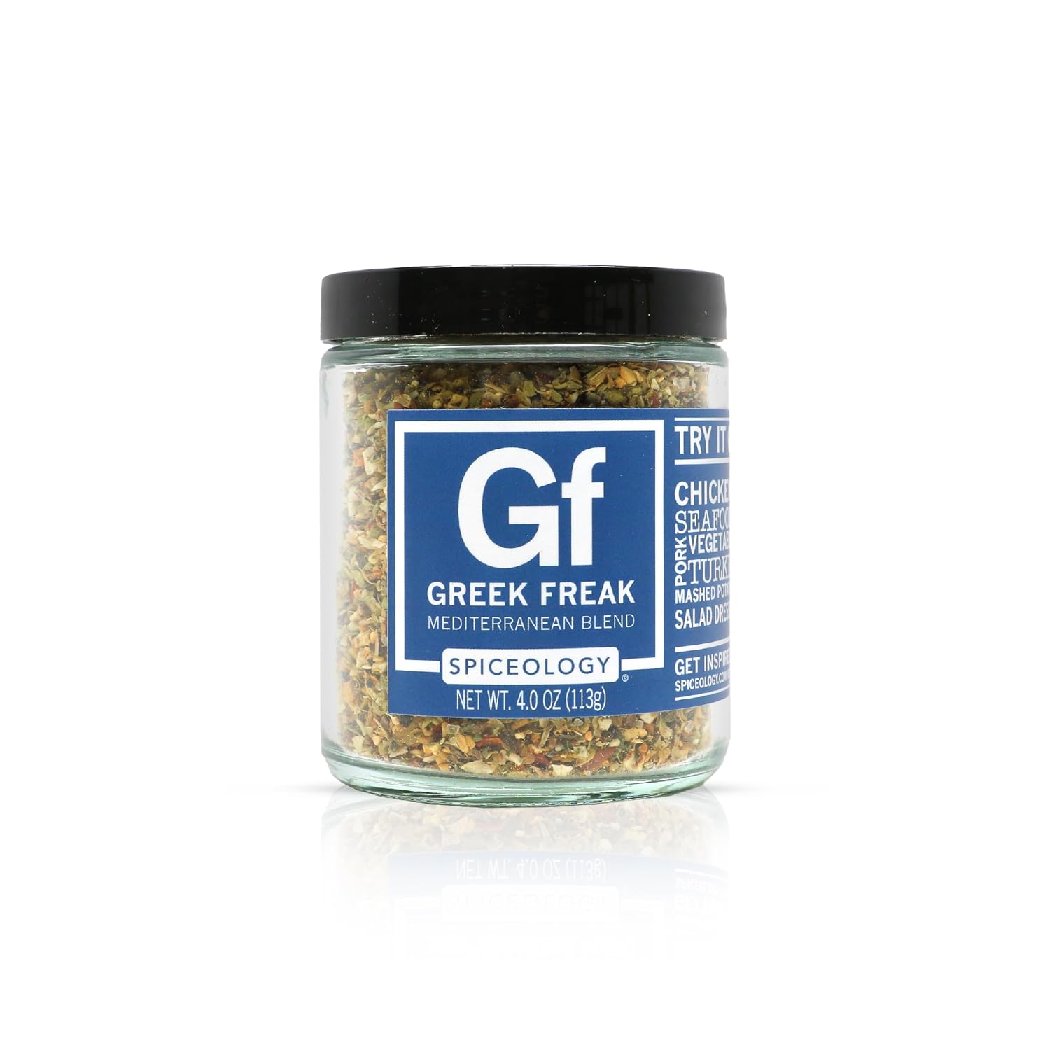 Spiceology Greek Freak Mediterranean Seasoning, 16 oz | Greek Herbs & Spices, For Chicken, Potatoes, Salad, Gyros, Pasta & Pizza
