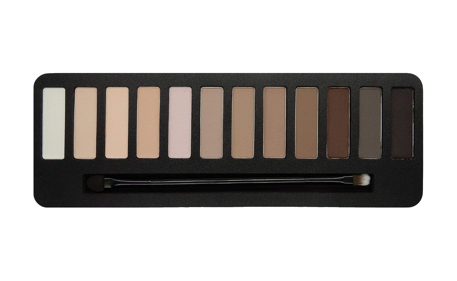 W7 Mighty Mattes Eyeshadow Palette - 12 Nude Shades | Long-Lasting Matte Eyeshadows, Flawless Natural Finish