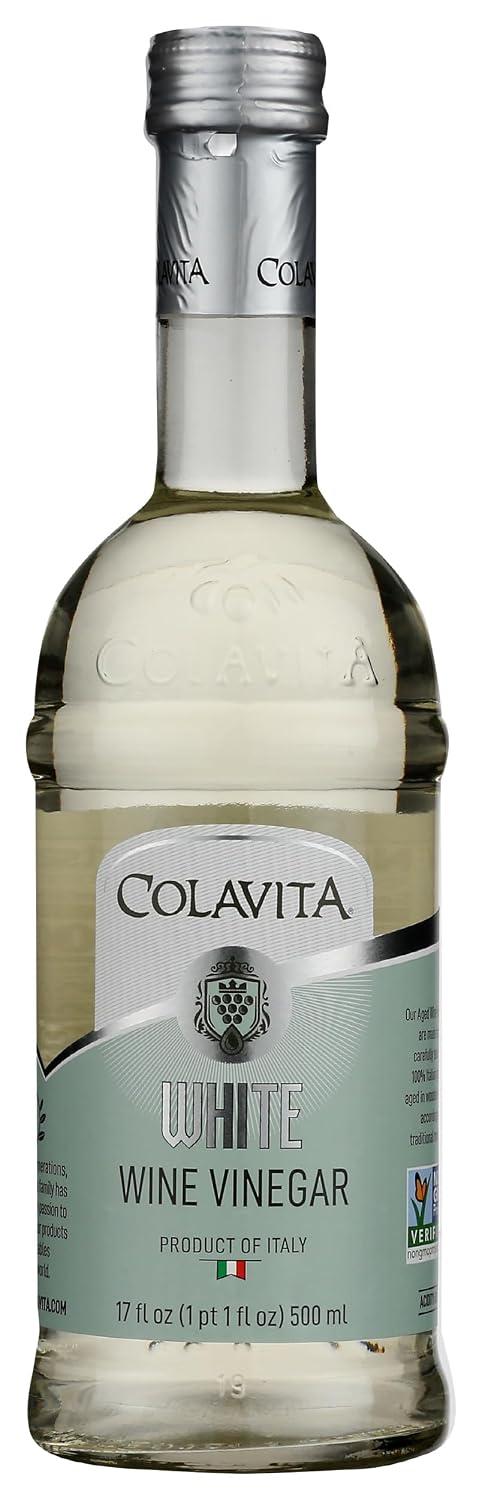 Colavita Wine Vinegar - Aged White Wine Vinegar, 17 Fl Oz
