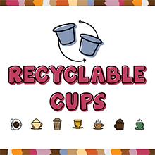 recyclable cups