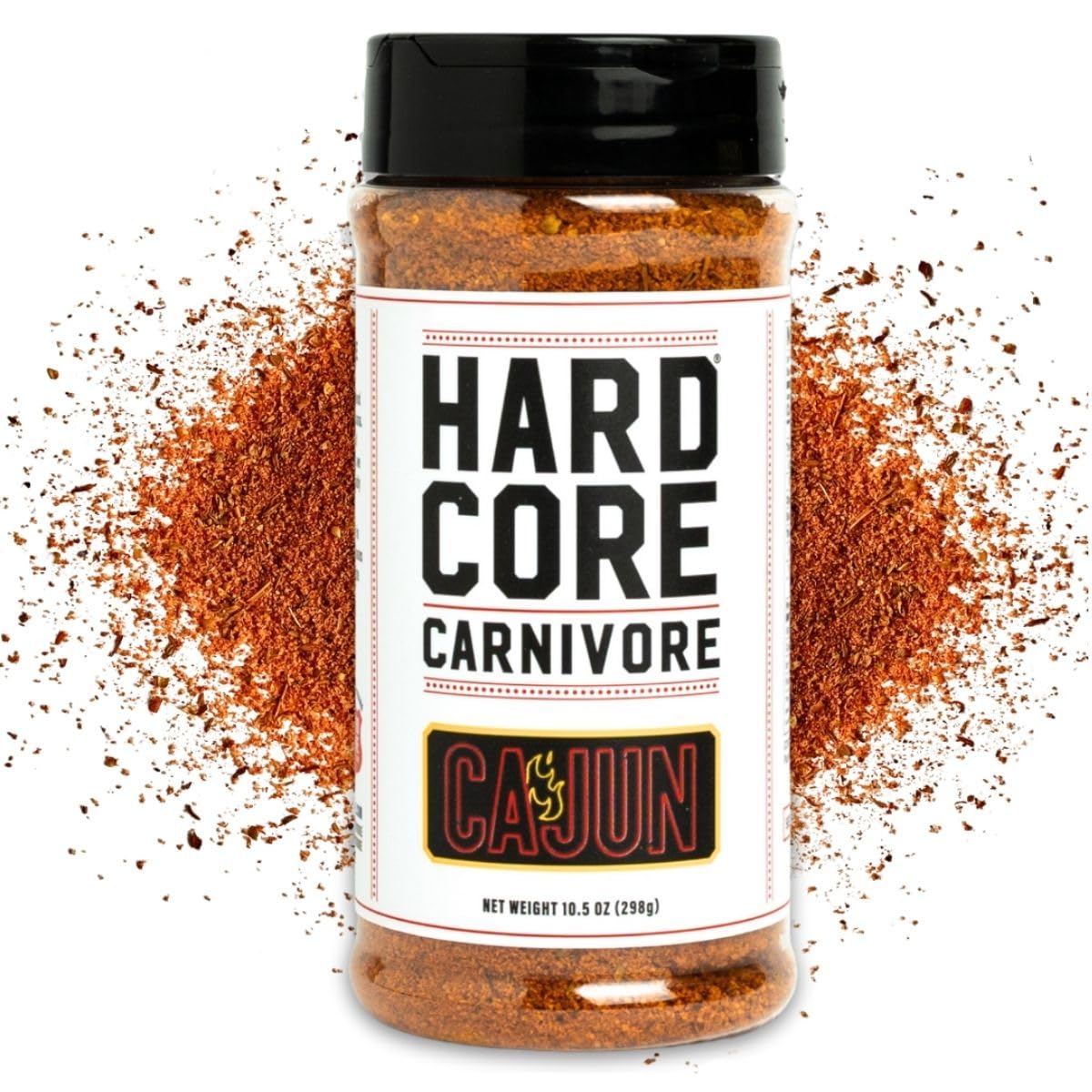 Hardcore Carnivore Black | All-Purpose Beef Seasoning Rub, 13oz Shaker