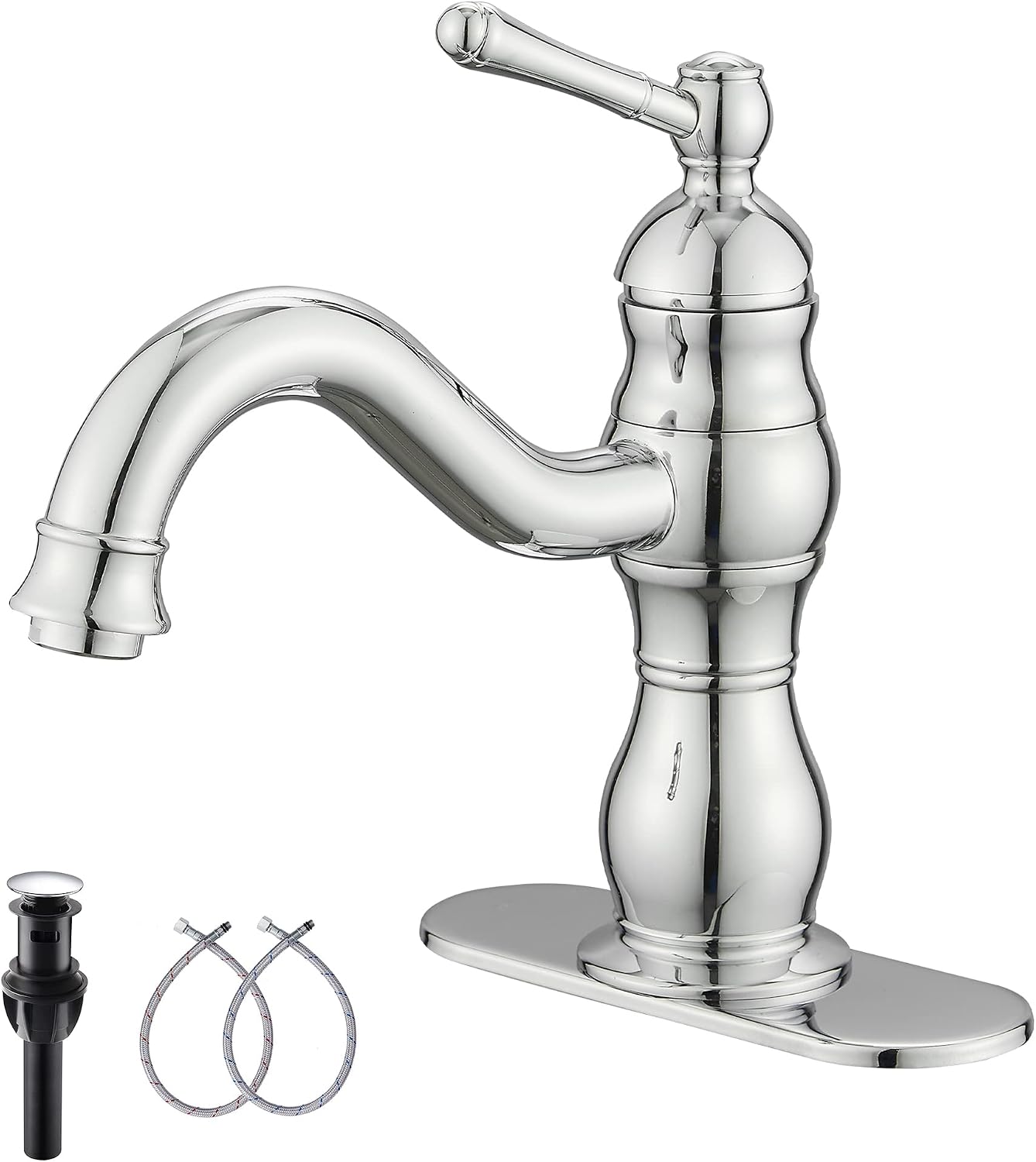 Oil Rubbed Bronze Bathroom Faucet Single Handle One Hole