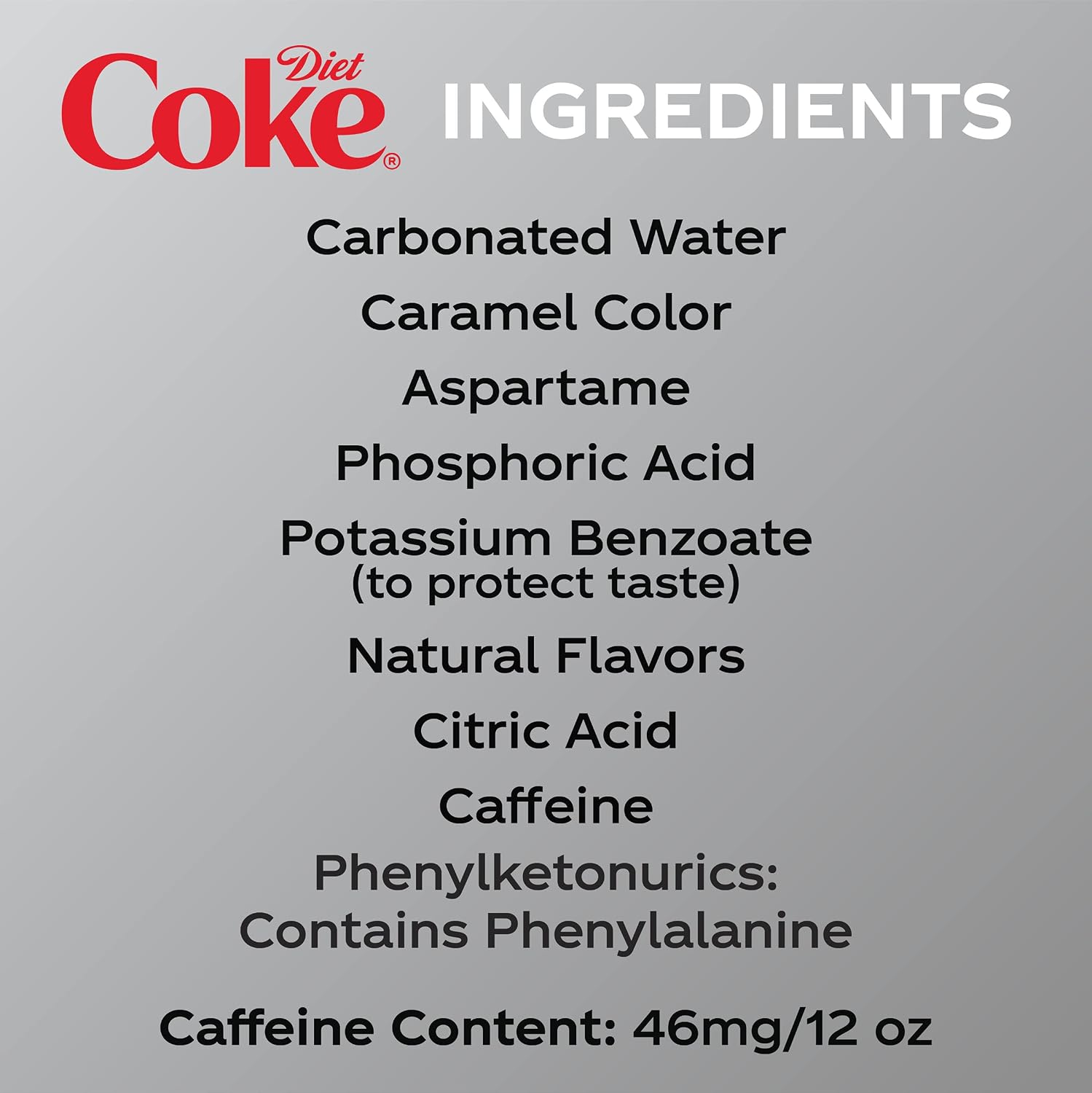 Diet Coke Soda Soft Drink Bottles, 12 fl oz, 8 Pack | No sugar, no calories, 46 mg caffeine per bottle