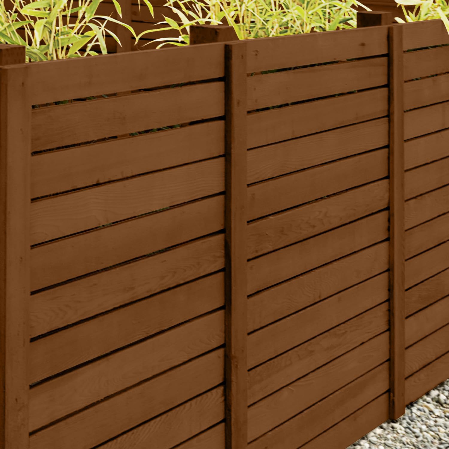 Flood CWF-UV 5 gal Honey Gold Transparent Exterior Wood Stain & Sealer | Oil-Based Penetrating Deck, Fence & Siding Stain, Water Repellent UV