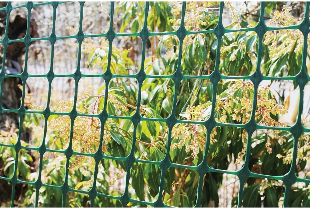 Tenax Home Fence - Green Plastic Garden Fence, Lightweight, Durable - 36 in x 300 in - Polyethylene