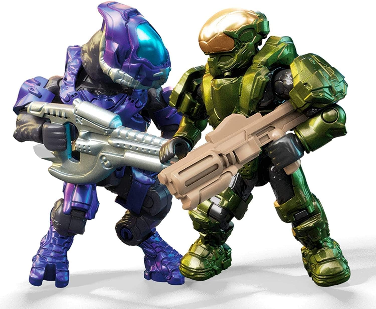 Mega Construx Halo Spartan-IV Team Battle Micro Action Figure Building Set