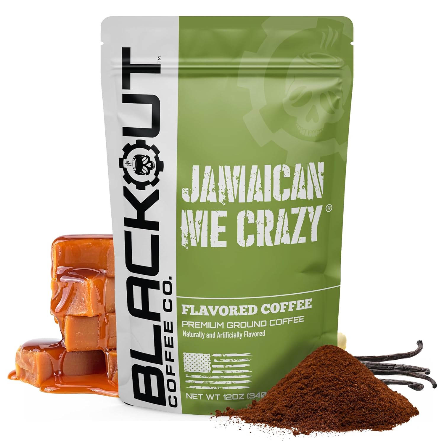 Blackout Coffee Blueberry Crumble Ground Coffee, Medium Roast, 12 oz