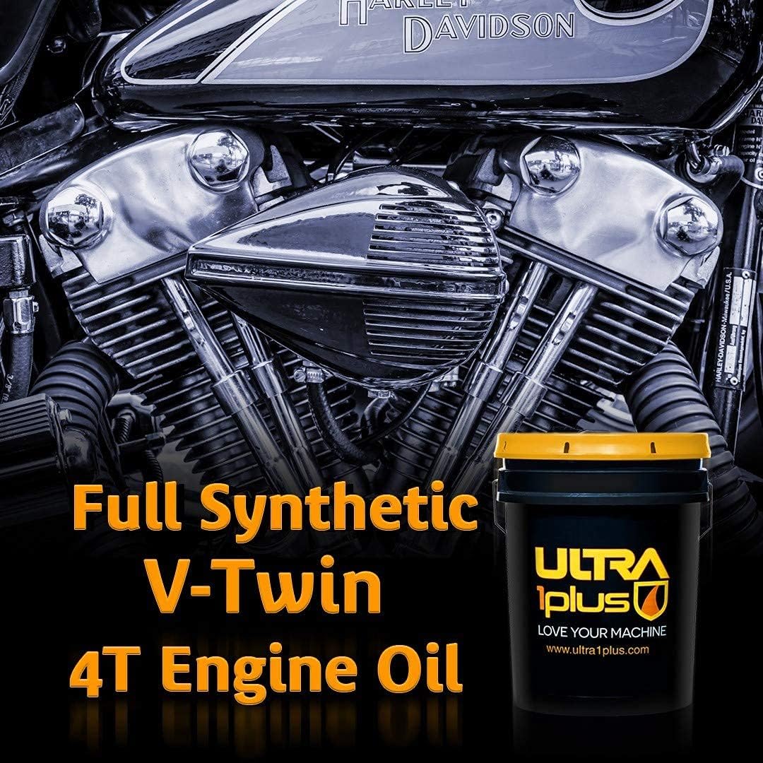 20W-50 Full Synthetic V-Twin 4T Motorcycle Engine Oil 5 Gallon Pail