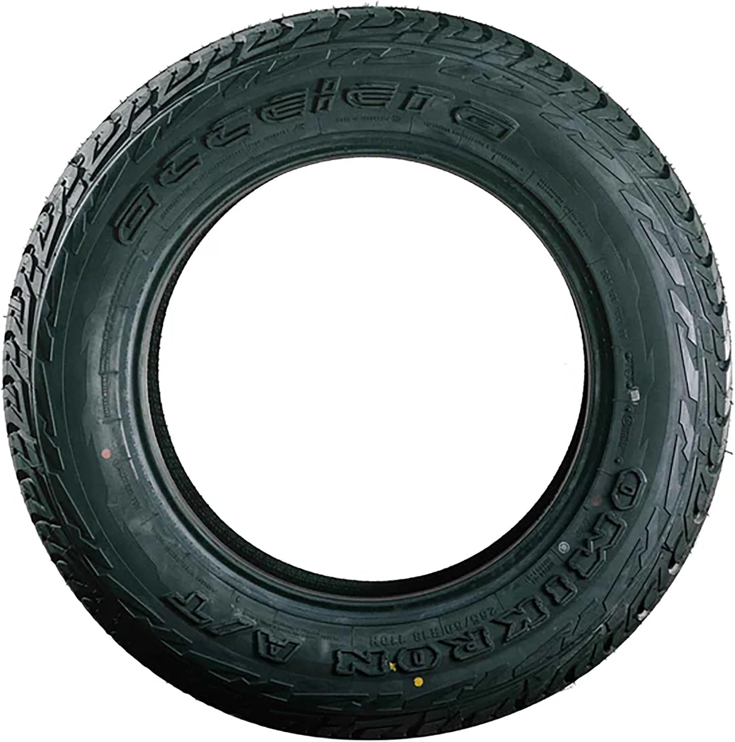 Accelera Omikron A/T LT265/70R17 121/118Q All Terrain E (10 Ply) Tire | Light Truck All Terrain All Season Traction 121/118Q Rated E (10 Ply) Radial Construction Black Sidewall Tire