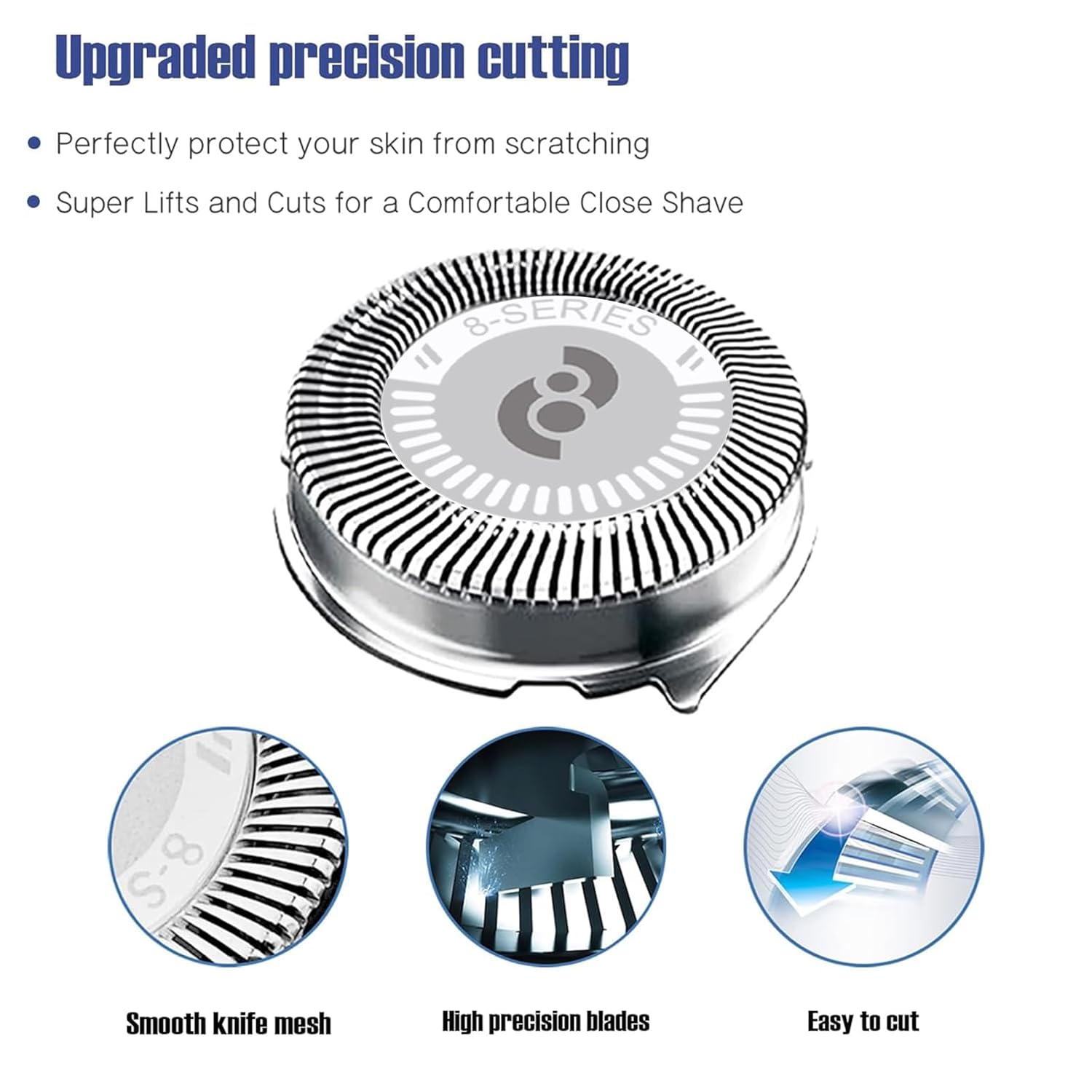 HQ8 Replacement Heads Compatible With Philips Norelco Aquatec Shaver
