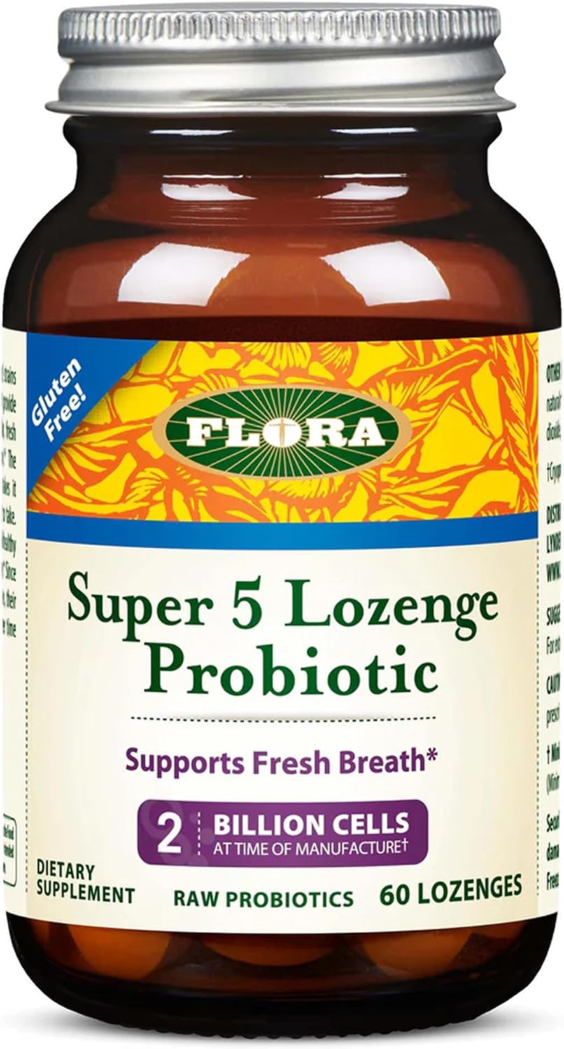 Flora - Super 5 Lozenge Probiotic - 2 Billion Cells - Supports Kids' Immune