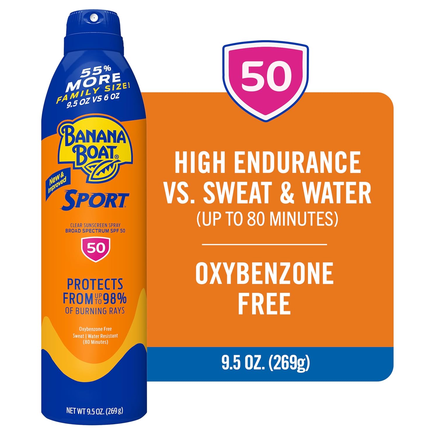 Banana Boat Sport SPF 100 Sunscreen Spray, 6 oz