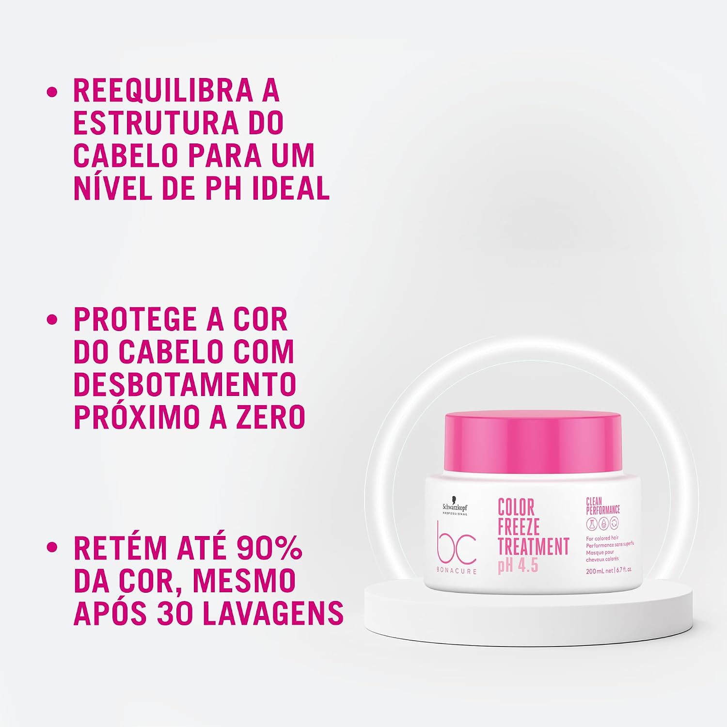 BC BONACURE pH 4.5 Color Freeze Treatment, 6.7-Ounce