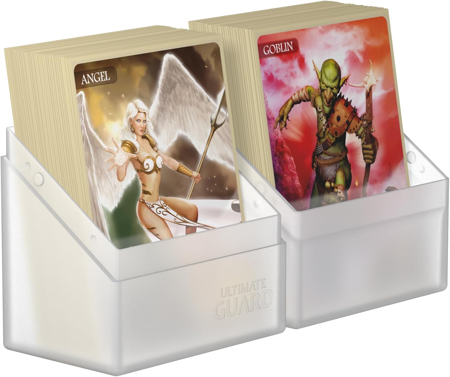 Ultimate Guard Boulder 100+ Classic, Deck Case for 100 Double-Sleeved TCG Cards, Emerald, Secure & Durable Storage for Trading Card Games, Soft-Touch Finish
