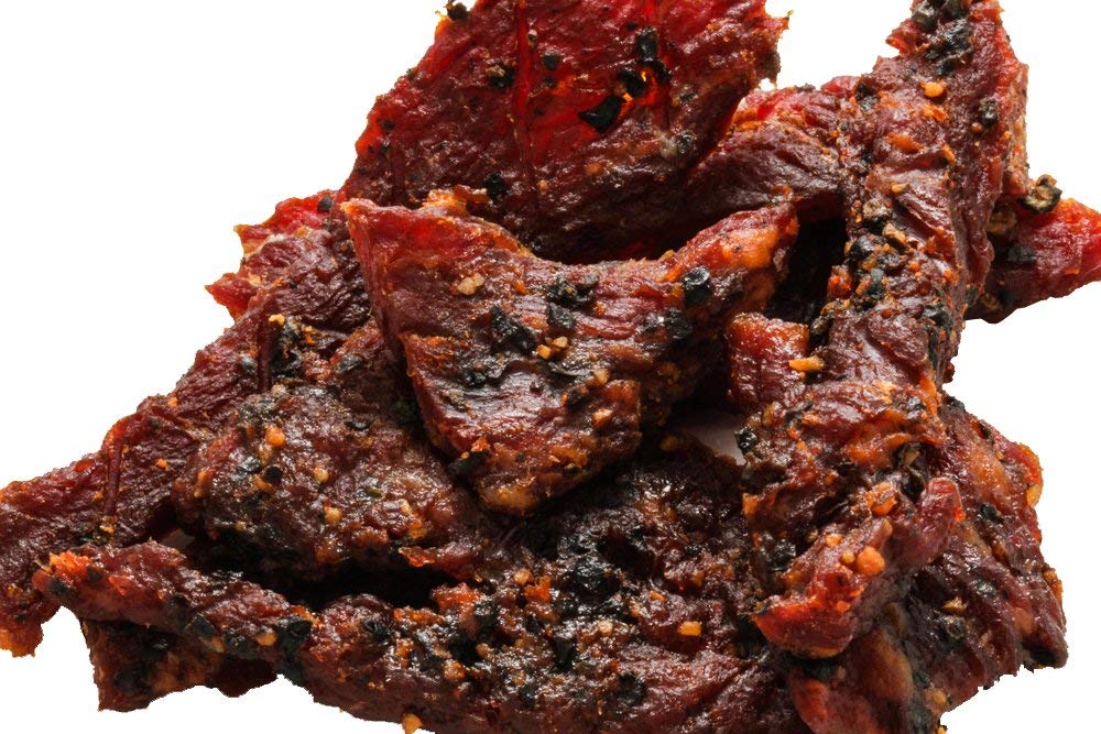 Buffalo Bills Mesquite Country Cut smoked Beef Jerky, Moist & Tender, 8 Oz | Mesquite Beef Jerky, Made In USA, High Protein, Low Carb, For Work, Trips, On-The-Go Snacking, Smoky Flavor, Hot Snacks