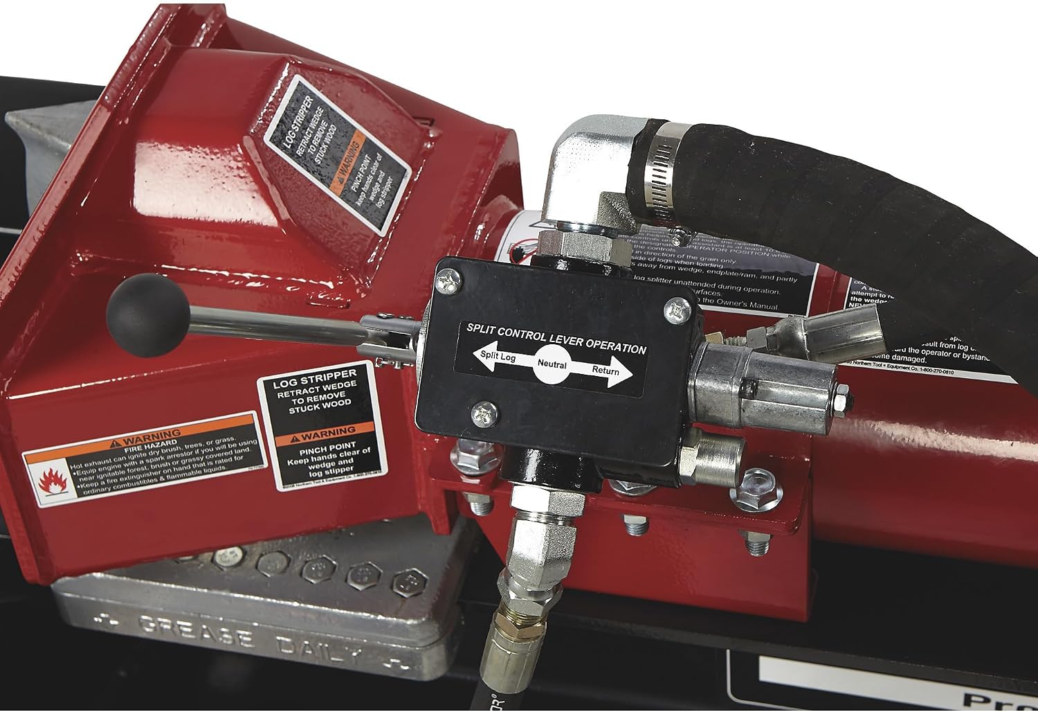NorthStar Horizontal/Vertical Log Wood Splitter - 37-Ton, 270cc Honda GX270 Engine