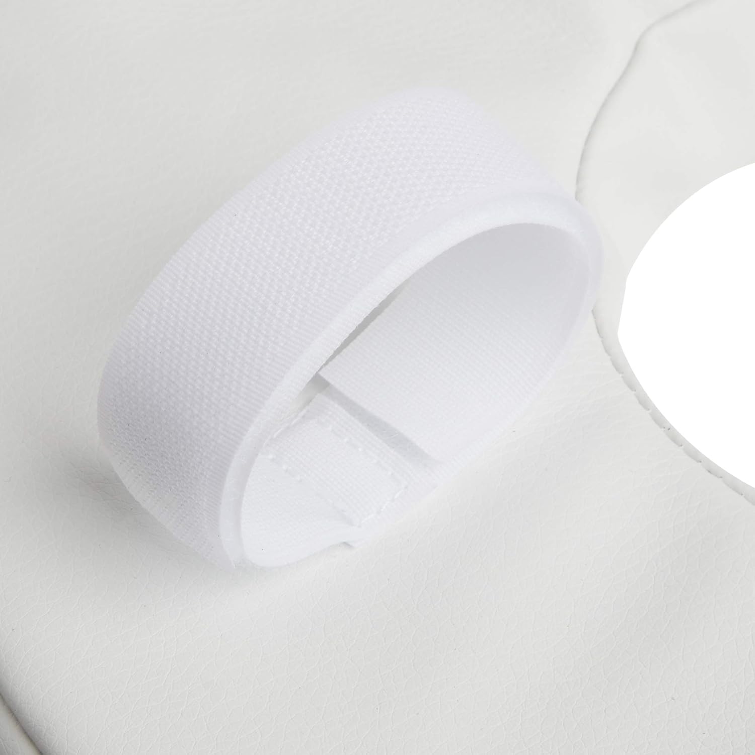 Essential Medical Supply Foam Padded Toilet Seat Cushion Riser with Hook and Loop Attachment for Toilet Seat and Washable Vinyl Cover, 2"