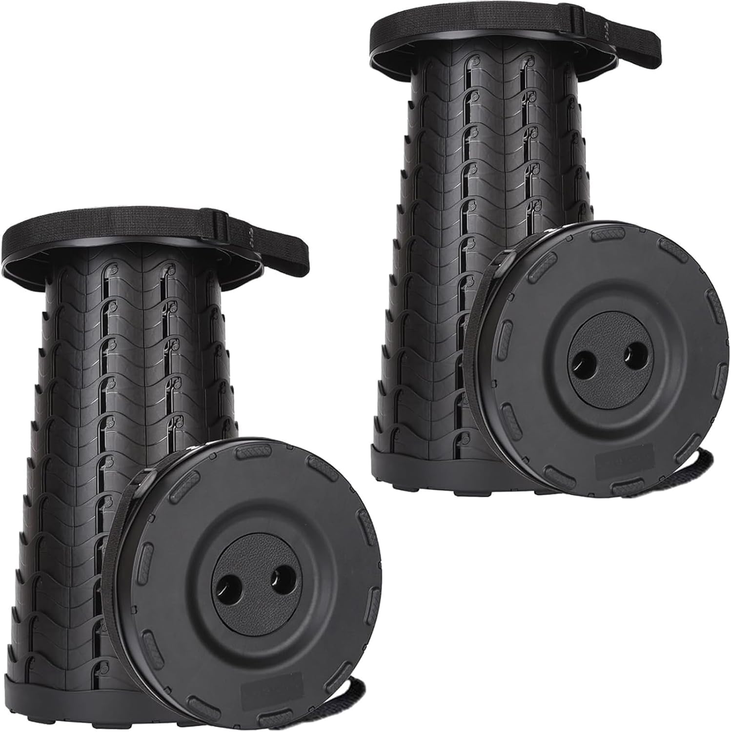 Fishboy Collapsible Stool for Adults, Portable Folding Camping Seat, 400lbs