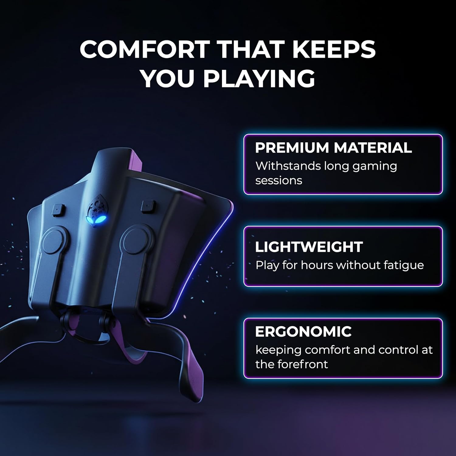 Collective Minds Strike Pack FPS Dominator for PS4 | Wired Controller MOD Kit with 2 Remappable Paddles | Built-In Mods