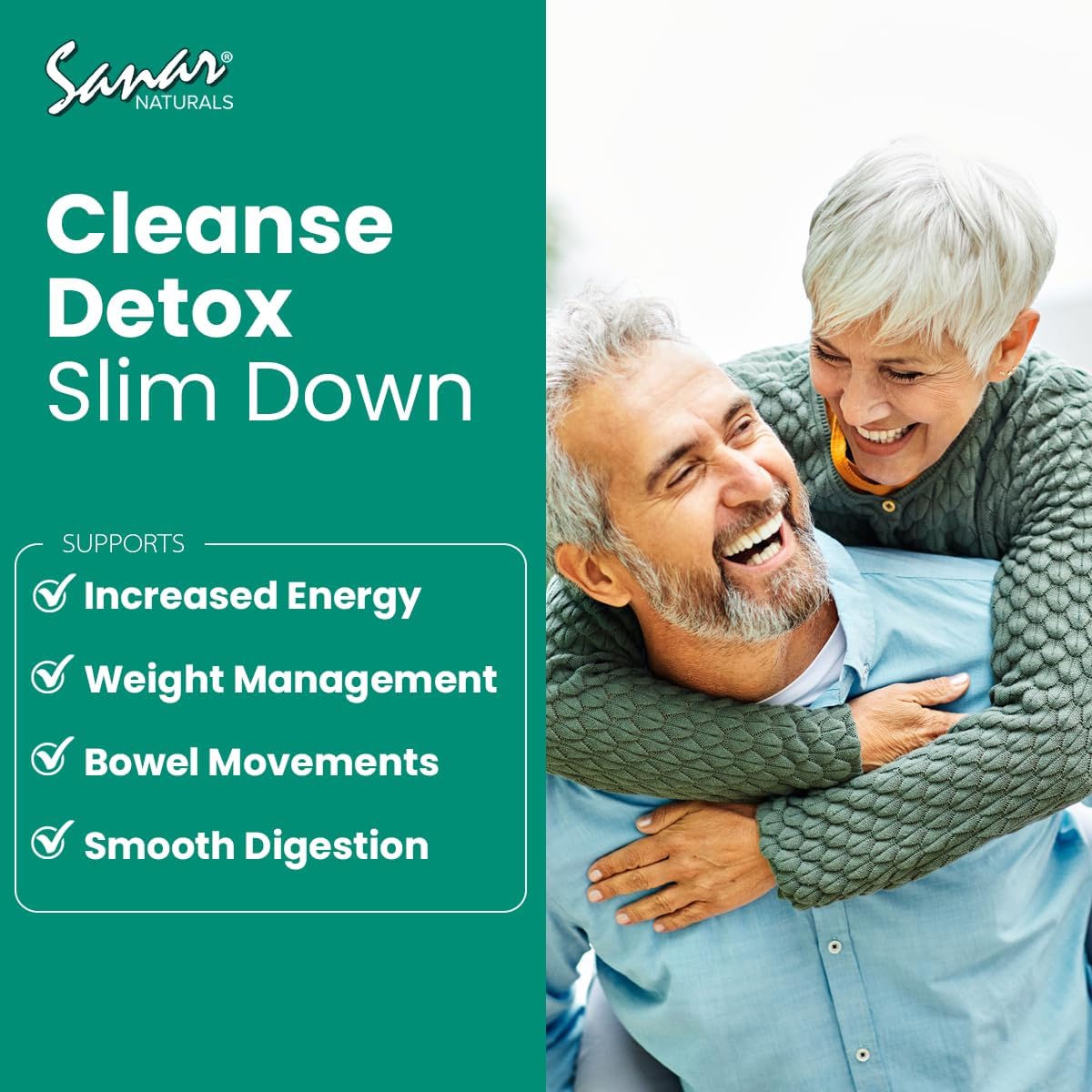 Sanar Naturals Colon Cleanser 2002, High Fiber with Psyllium Husk, 90 Ct | Psyllium Husk Fiber, Probiotics, Cascara Sagrada & Aloe, Colon Cleanse, Gut Health & Daily Regularity, GLP-1 Support, 90 Ct