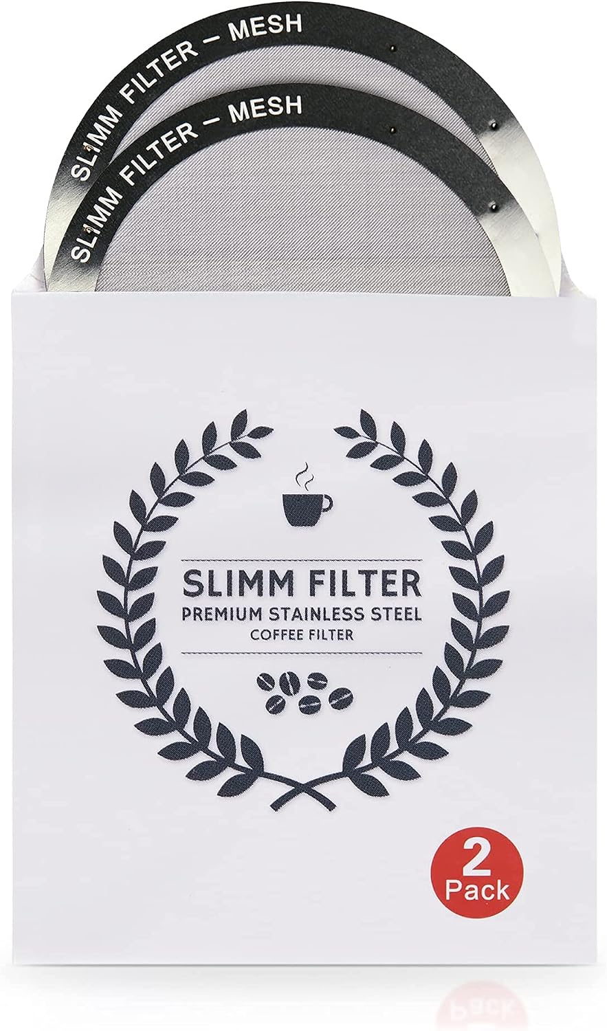 Stainless Steel Filter for AeroPress, 3 Reusable Metal Discs | Mesh, fine and ultra-fine discs. Tune body and clarity per brew. No paper waste. Reusable for years.