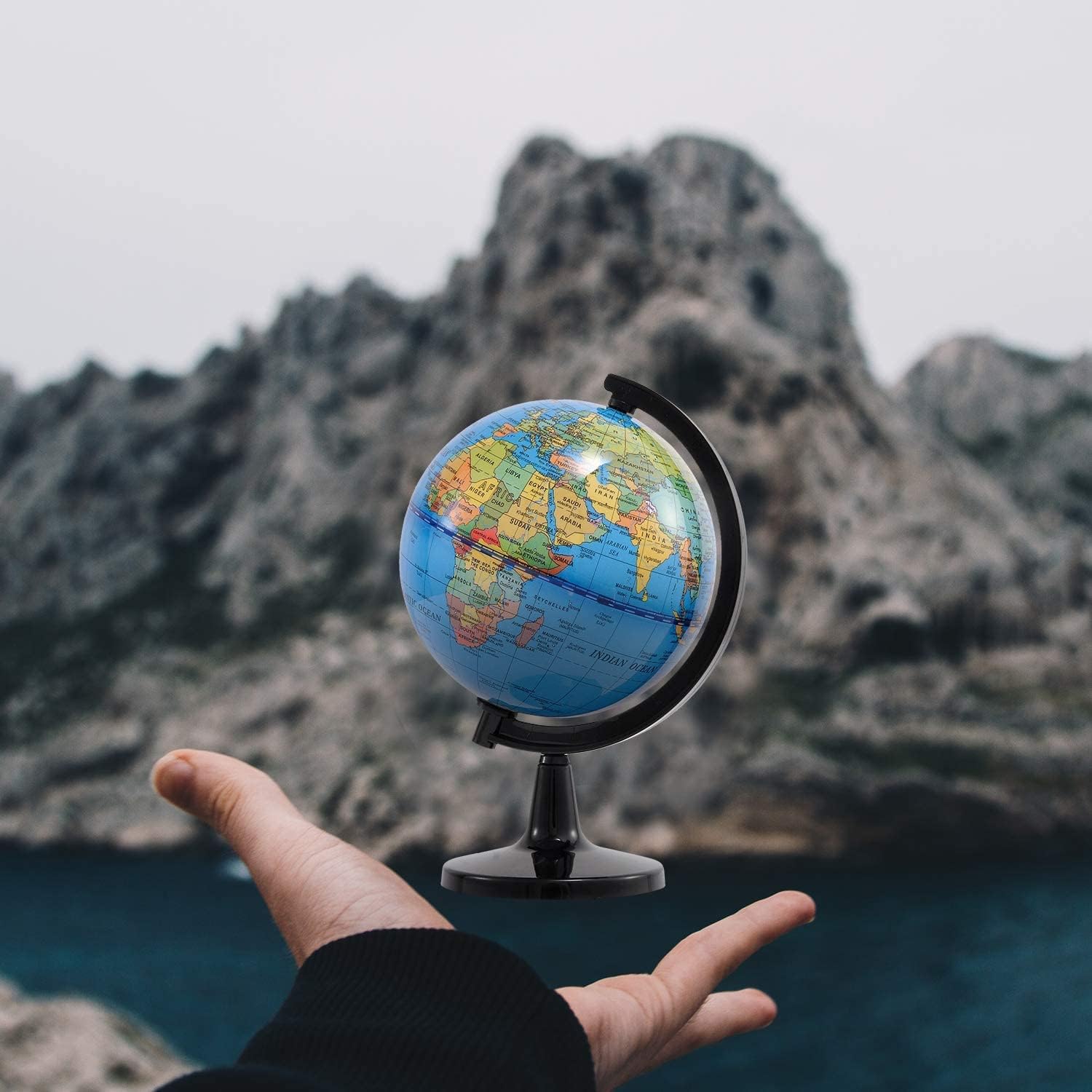 Wizdar 4 inch World Globe for Kids Learning
