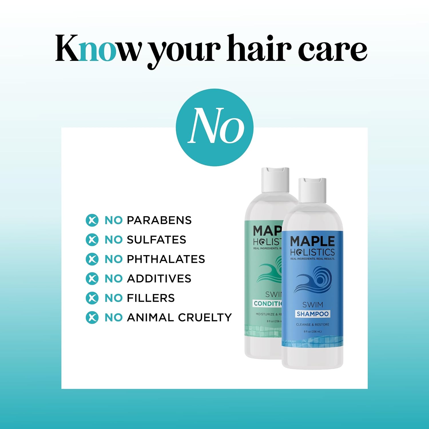 Sulfate Free Shampoo and Conditioner Set - Tea Tree Sage and Rosemary Shampoo and Conditioner for Dry Flaky Scalp Care - Deep Cleansing Color Safe Shampoo and Conditioner for Damaged Dry Hair Care