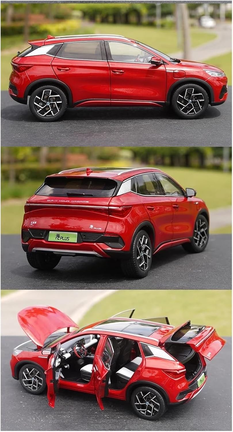 Scale Diecast Metal Model Toy 1 18 for BYD ATTO 3 Alloy SUV Classic Model Car Collectible Display Piece for Display or Collectible