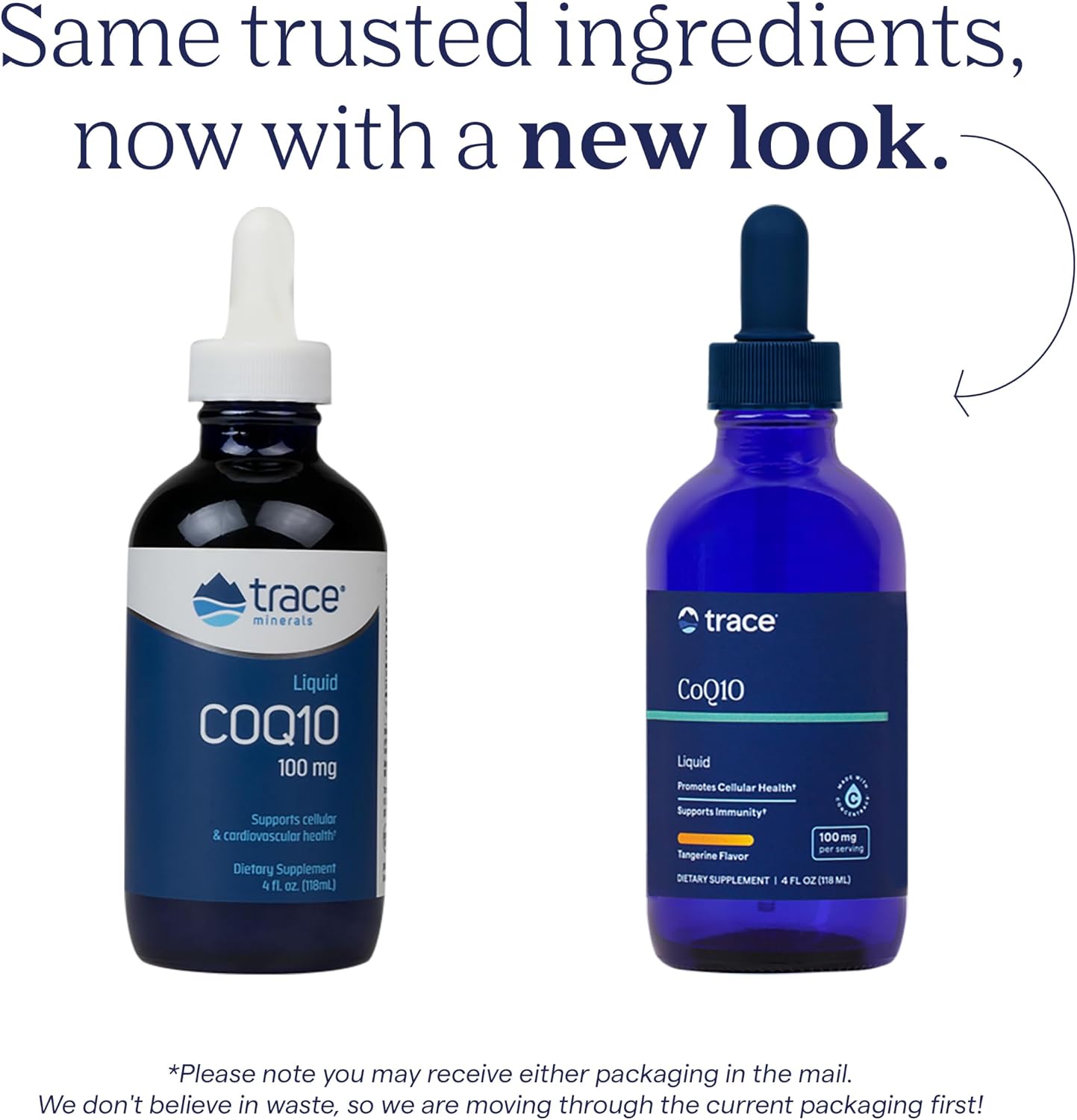 Trace Minerals Liquid CoQ10 Supplement, 4 oz | 100 mg CoQ10 per serving, Over 70 ionic trace minerals, Cellular and cardiovascular health support