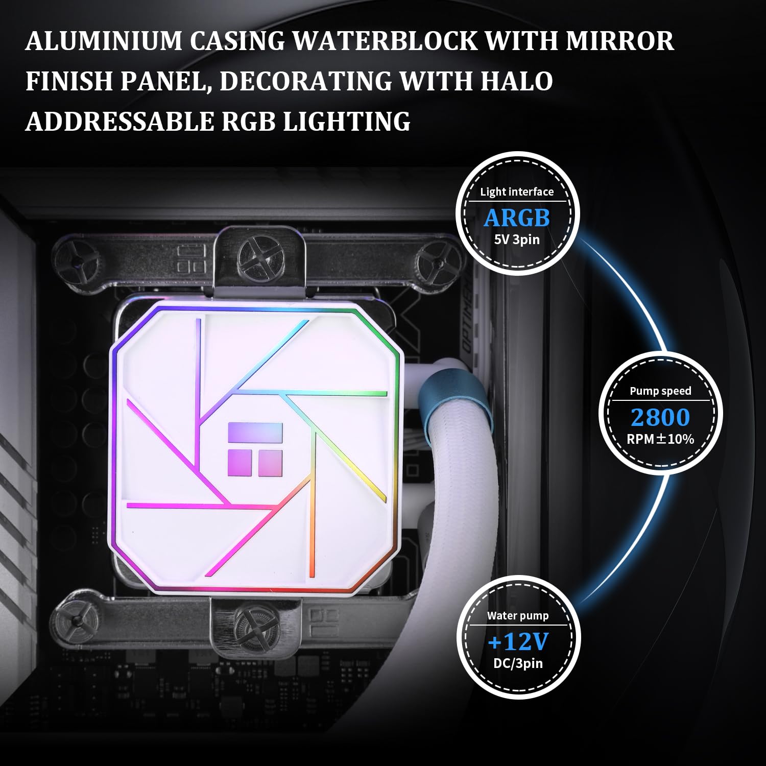 Thermalright Aqua Elite 360 ARGB Liquid CPU Cooler, 360 AIO Cooling Row Size, 3 x 120mm PWM Fans, Computer CPU Cooler,for AMD:AM4/AM5, Intel LGA1851/1150/1151/1200/1700