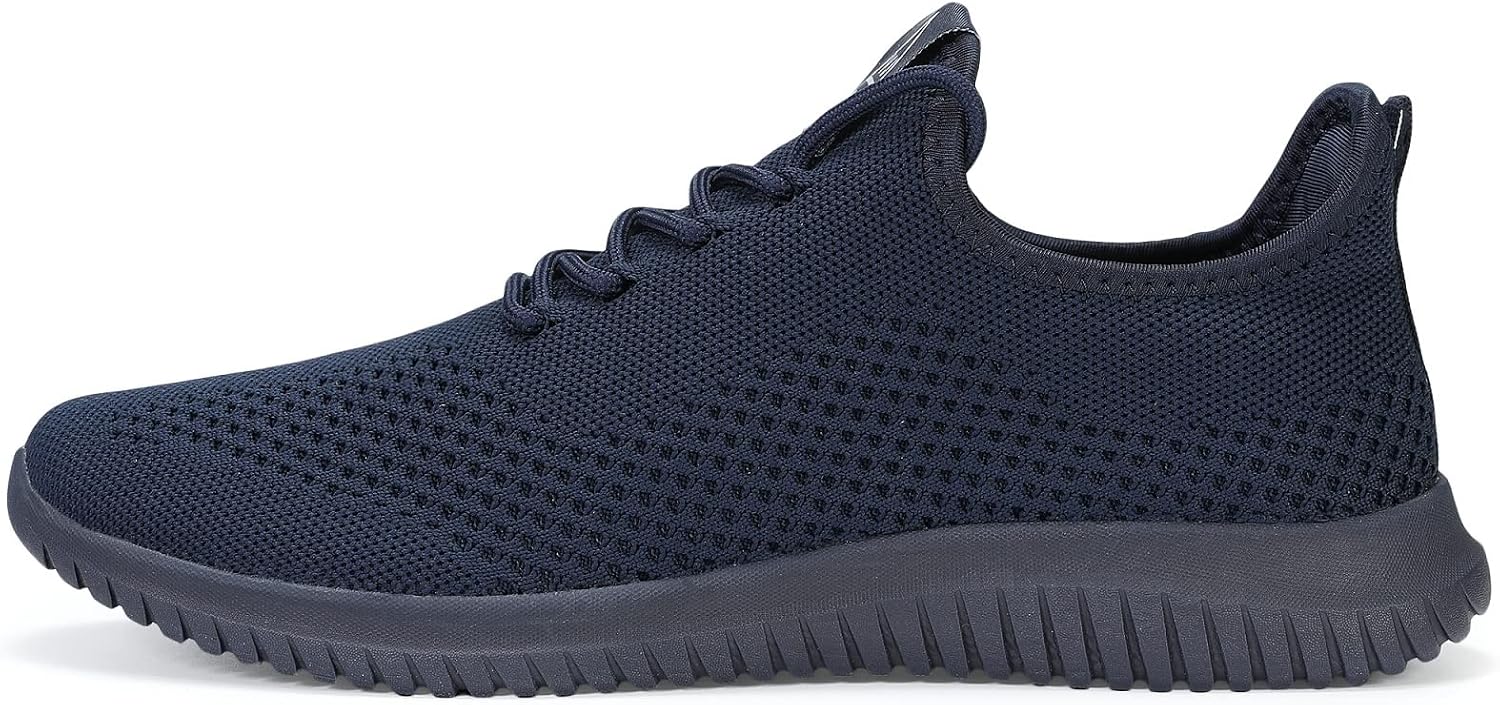 VAMJAM Men's Running Shoes Ultra Lightweight Breathable Walking Shoes Non Slip Athletic Fashion Sneakers Mesh Workout Casual Sports Shoes