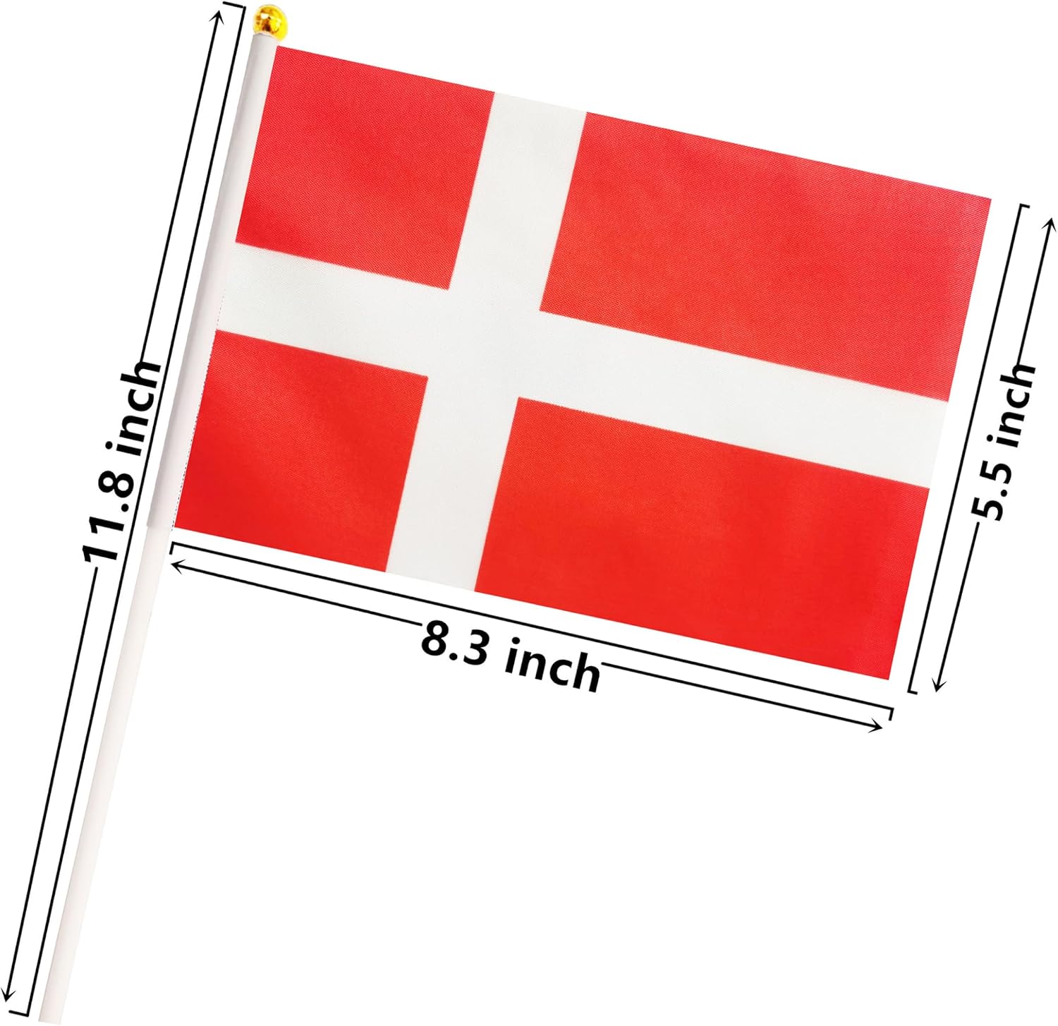 50 Pack Nicaragua Nicaraguan on Stick Flags,Small Mini Hand Held Nicaragua Nicaraguan Flags 5.5x8.3 Inch, Grand Opening, Carnival,Party Events Celebration