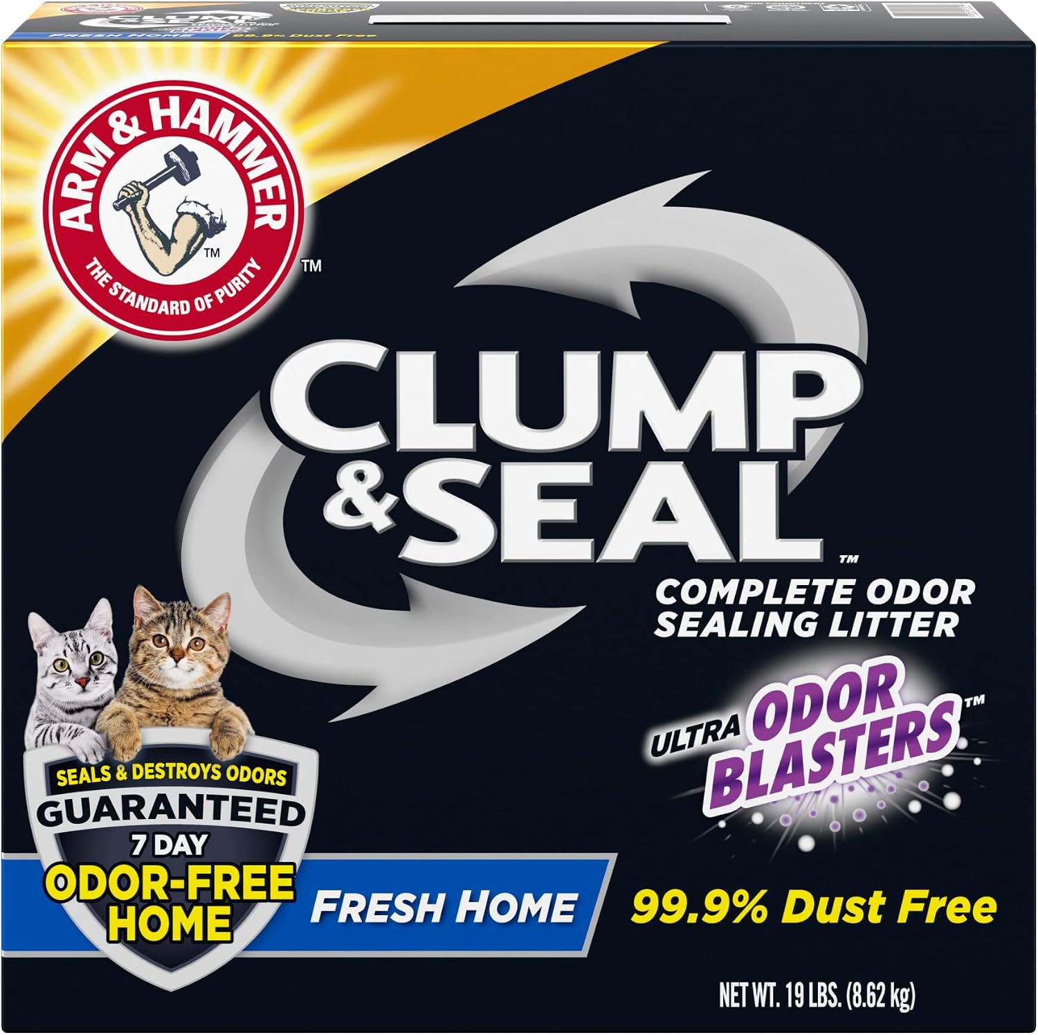 ARM & HAMMER Clump & Seal Cat Litter, Fresh Scent 14lb