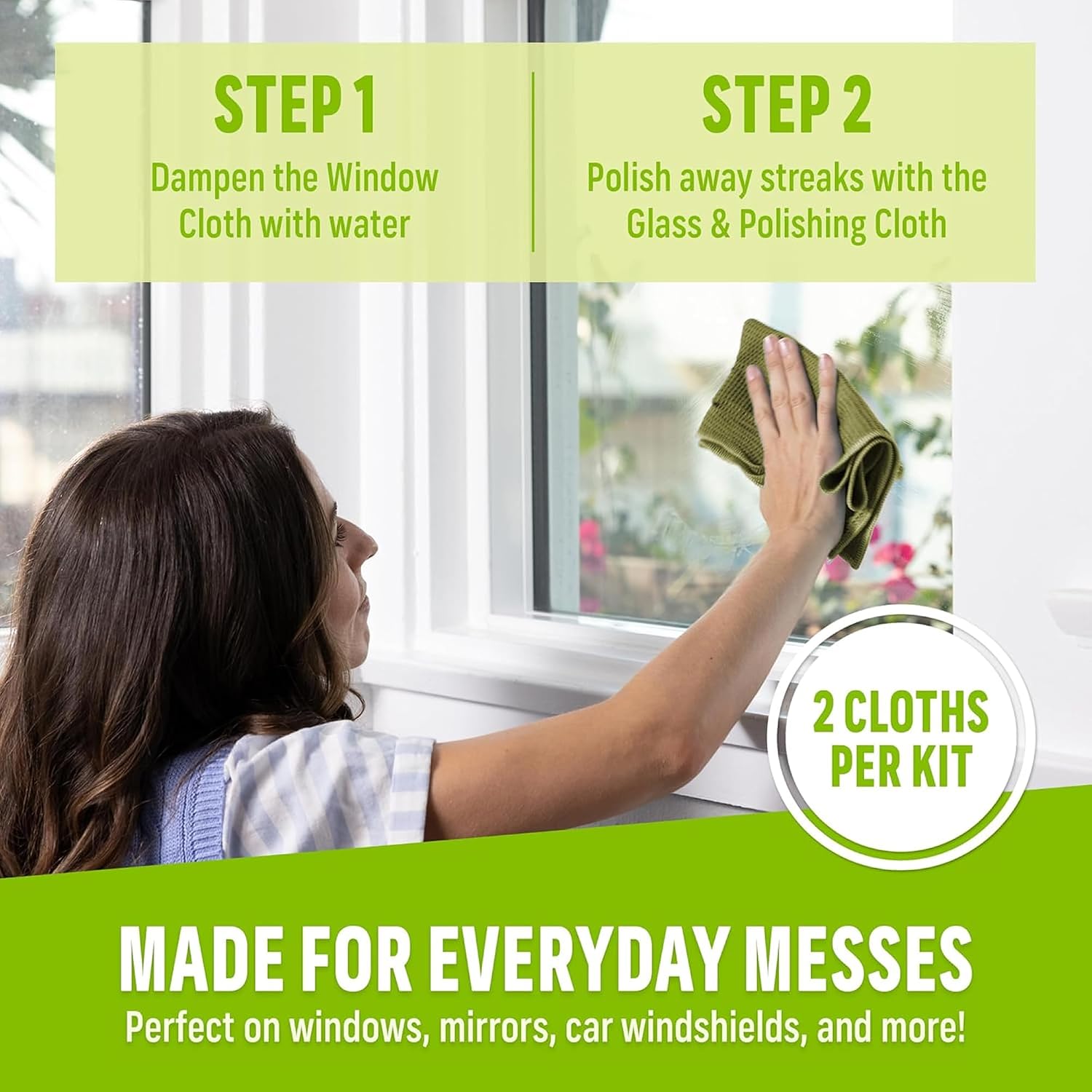 E-Cloth Window and Glass Cleaner Kit, Just Add Water - 1 Kit