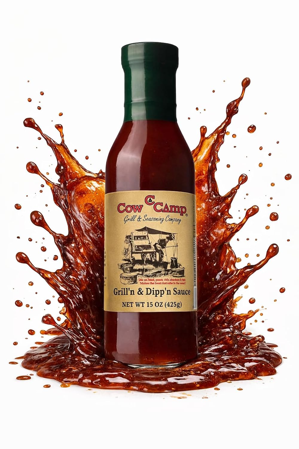 Cow Camp, Seasoning-Garlic, 15 Ounce