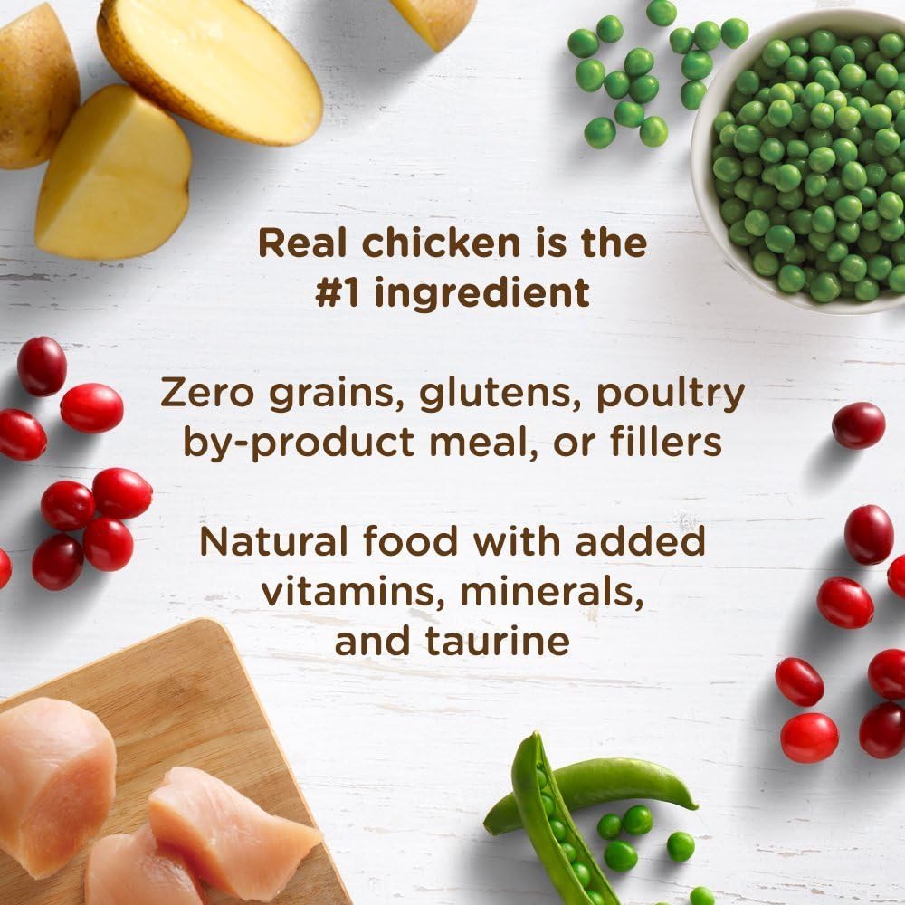 Rachael Ray Nutrish Zero Grain Natural Indoor Dry Cat Food, Chicken & Potato Recipe, 3 Pounds, Grain Free (18438100)