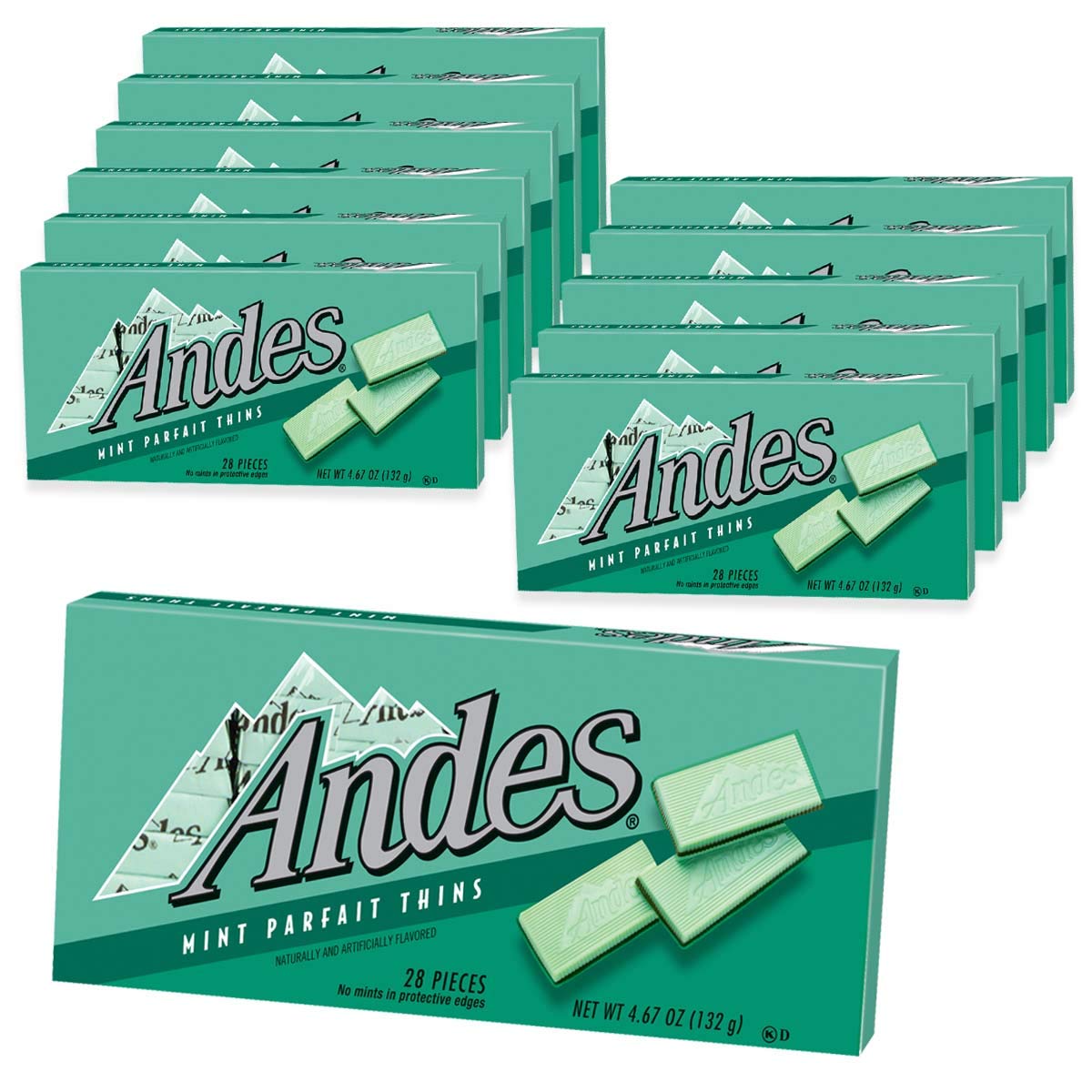 Andes Mint Parfait Candies, Pack of 12, 4.67 Ounce Packages