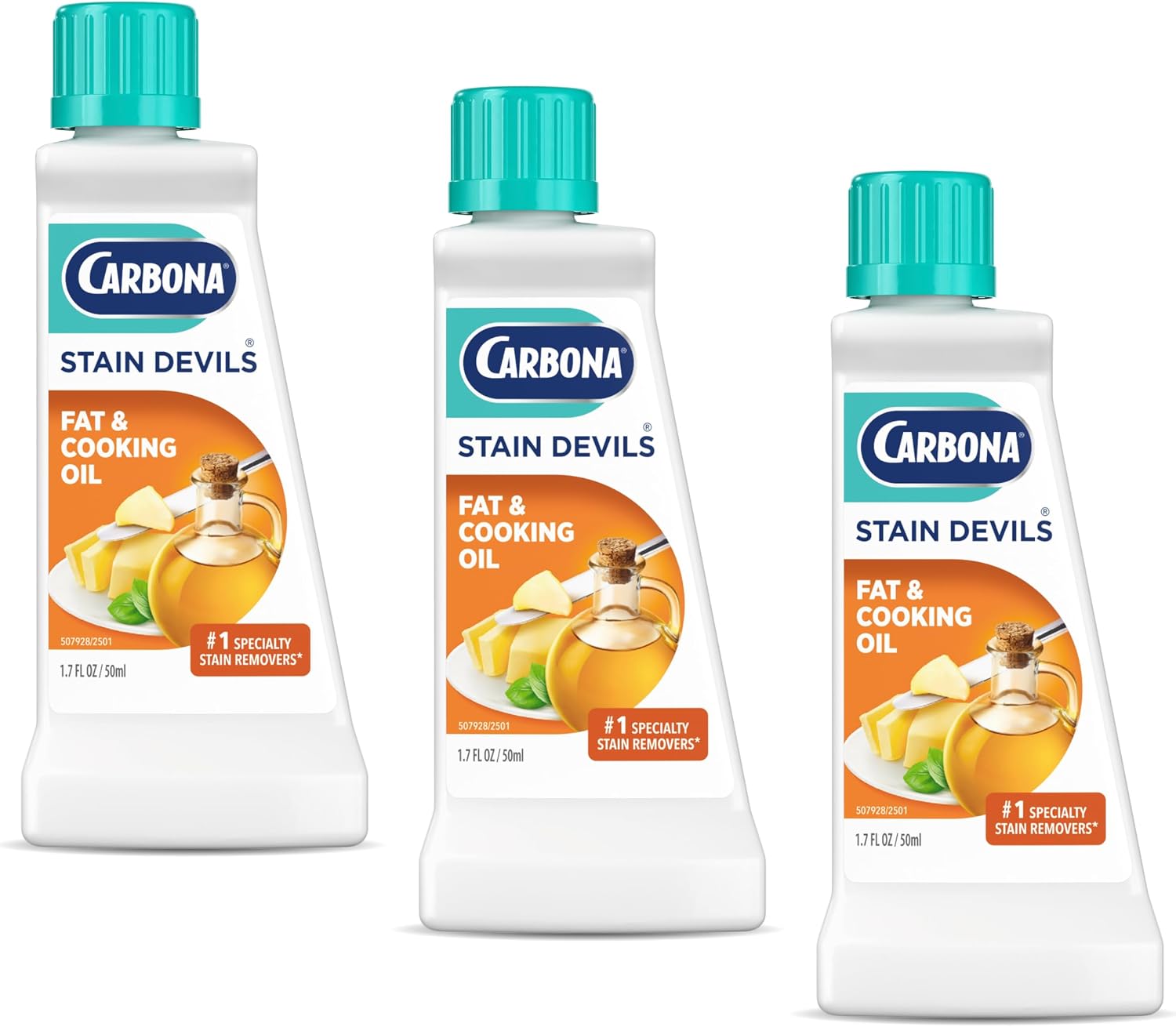 Carbona Liquid Stain Devil Food Clean Up Combo Set | Spot Stain Remover for Clothes