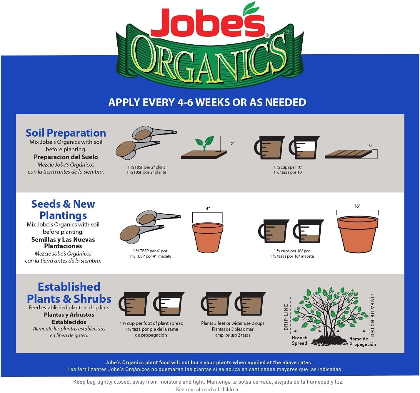 Jobes 09364 Soil Acidifier, Granular, 6 lb