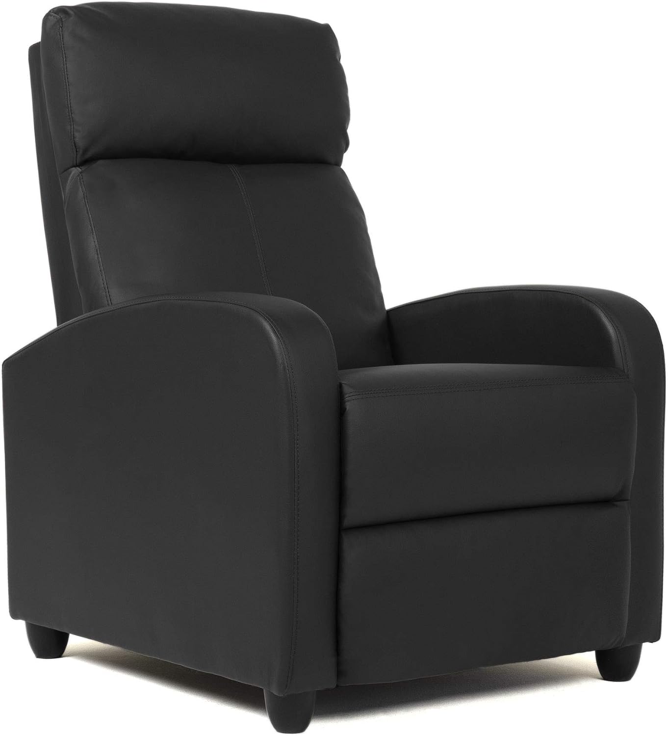 FDW Recliner Chair Push Back Sofa Home Theater Seating with Lumbar Support and Leather Padded Seat Backrest for Living Room | Lounge Chair With