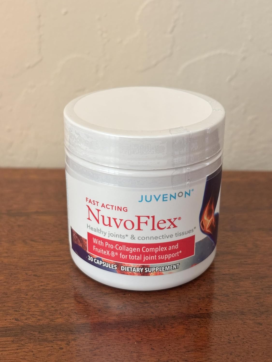 Juvenon NuvoFlex | Joint Support Supplement with Glucosamine, Chondroitin, Vitamin K, B, Mobility & Relief (30 Capsules)