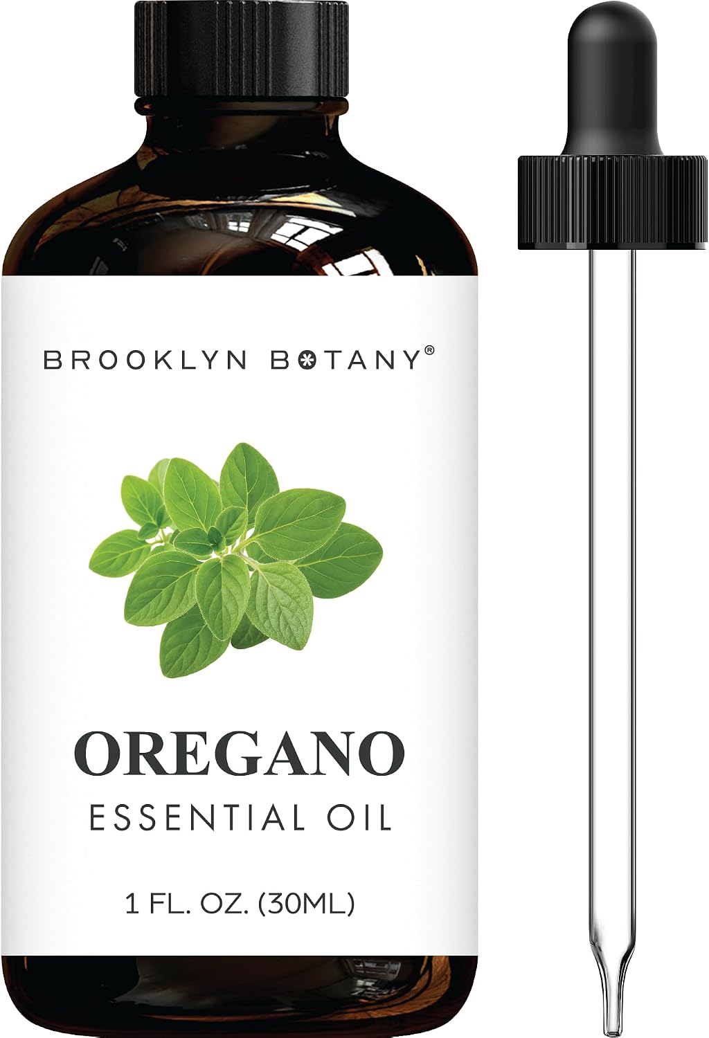 Brooklyn Botany Peppermint Essential Oil - Huge 4 Fl Oz - 100% Pure and Natural - Premium Grade with Dropper - for Aromatherapy and Diffuser