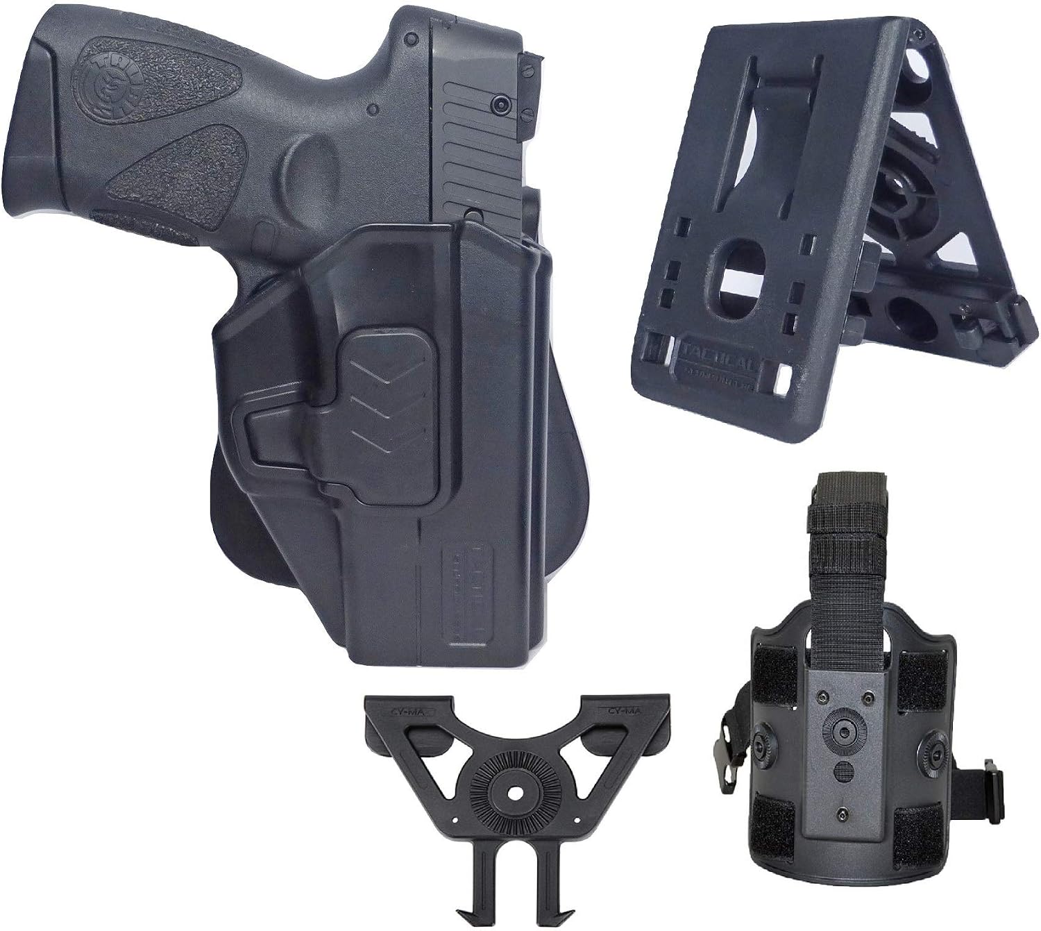 Tactical Scorpion Gear Modular Level II Retention Paddle Holster Fits: Sig Sauer P200, P225, P226