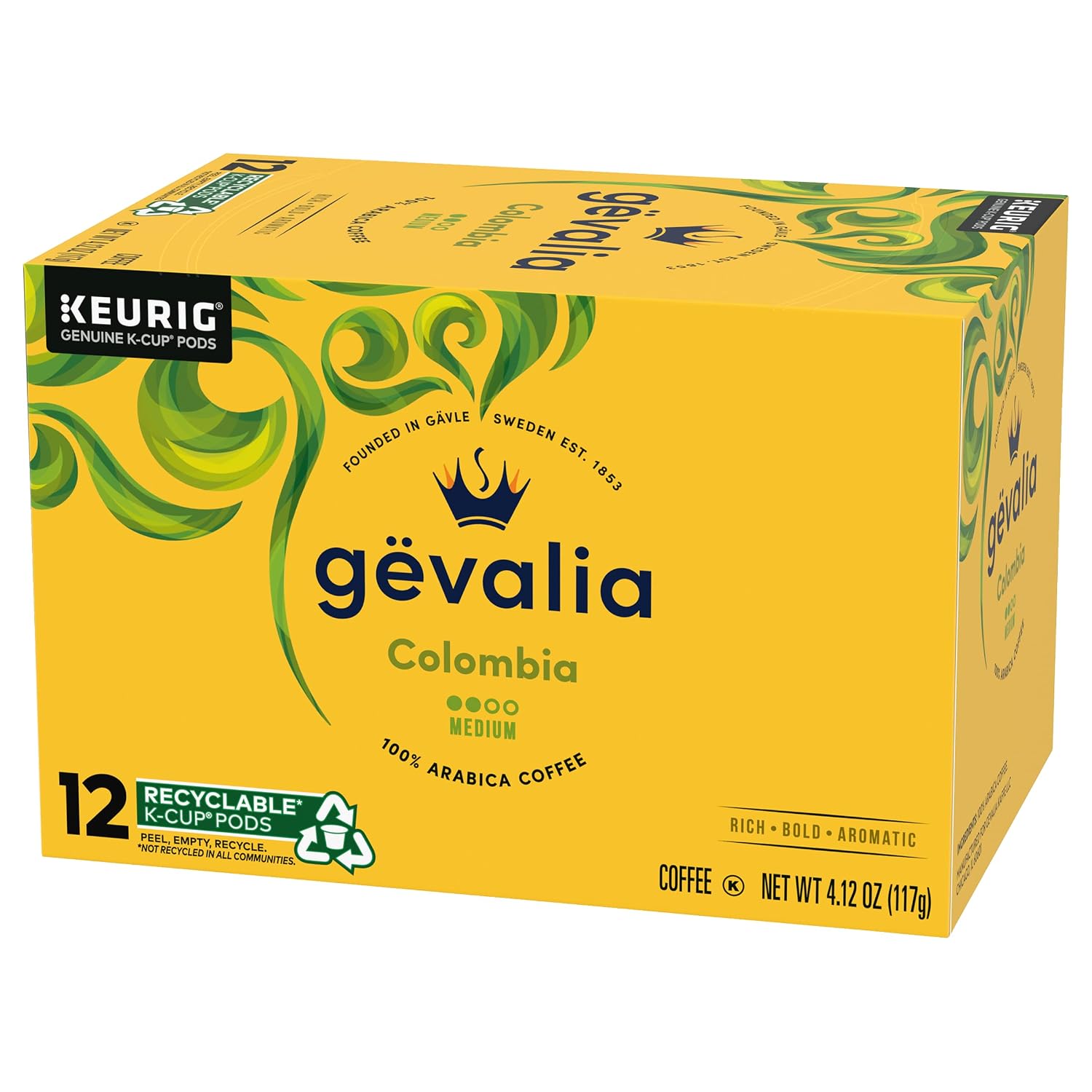 Gevalia K-Cup® Coffee Pods, 84 ct Box, Colombia, 84 ct Box