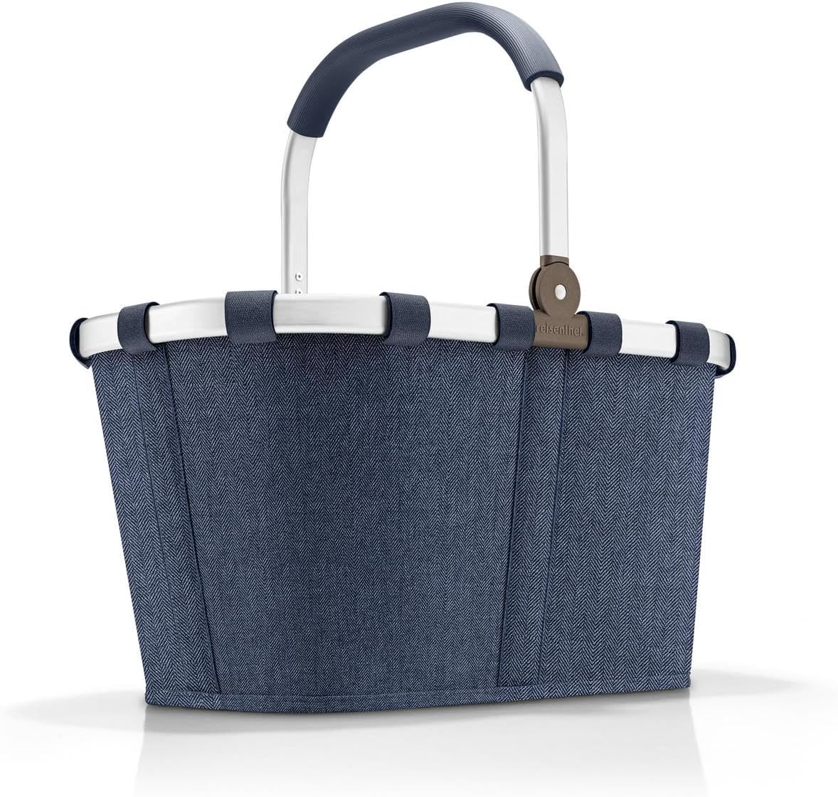 Reisenthel Carrybag Green Olive - Sturdy Shopping Basket With Lots Of Storage Space And Practical Inner Pocket - Elegant And Water-Repellent Design