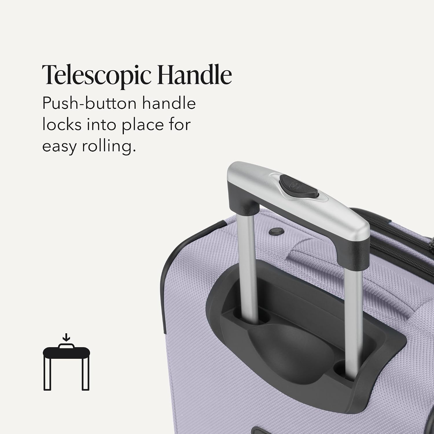 SWISSGEAR Sion Carry-On Spinner Luggage, Softside Expandable, Lightweight Suitcase, Dark Grey, 22.75-Inch