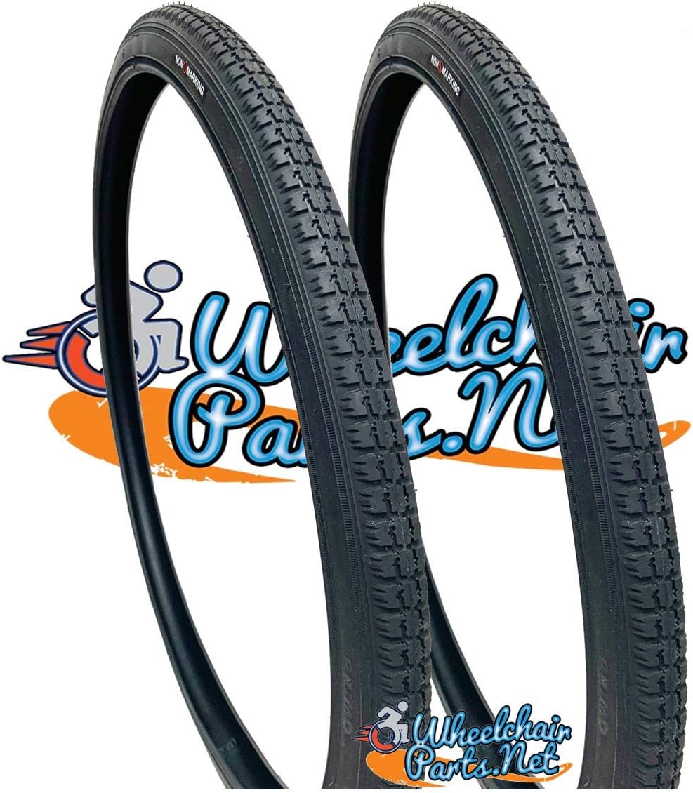24 X 1 3/8" (37-540m) Pneumatic TIRE, Black Non-Marking. Price is for a Set of 2 Tires