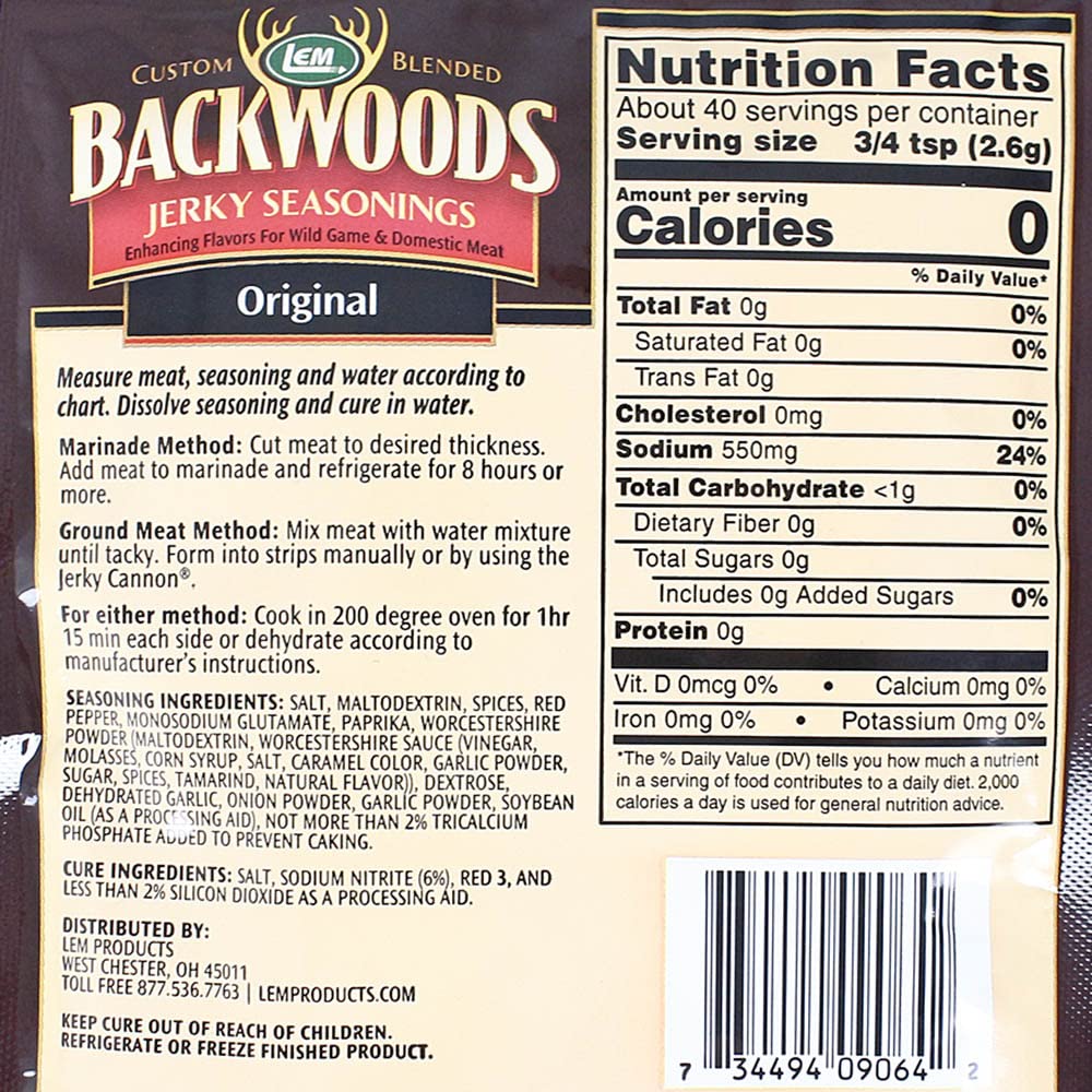 LEM Backwoods Original Jerky Seasoning, 5 Lbs.